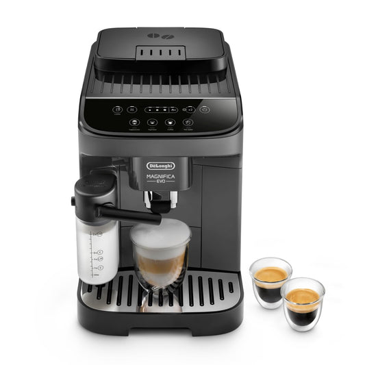 De'Longhi Magnifica Evo ECAM292.52.GB - pilnībā automātiska kafijas automāts, 4 tiešās izvēles pogas, intuitīvs panelis, melns