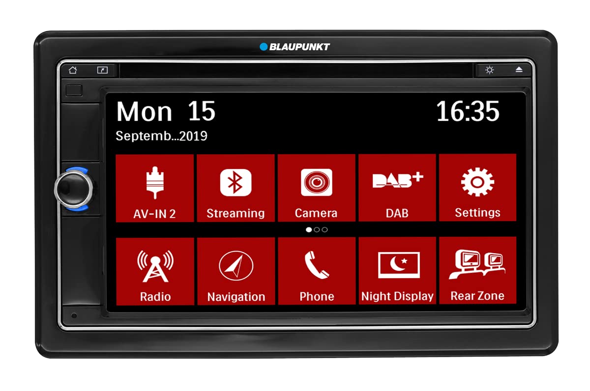 Blaupunkt Las Vegas 690 DAB ar kravas automobiļu/nometņu navigāciju, 2-DIN automobiļu multimediju, 6,75 collas skārienekrāns, DAB+, Bluetooth, CD/DVD, 2xUSB, brīvroku ierīce, SD, atpakaļskata kamera, 180 vati
