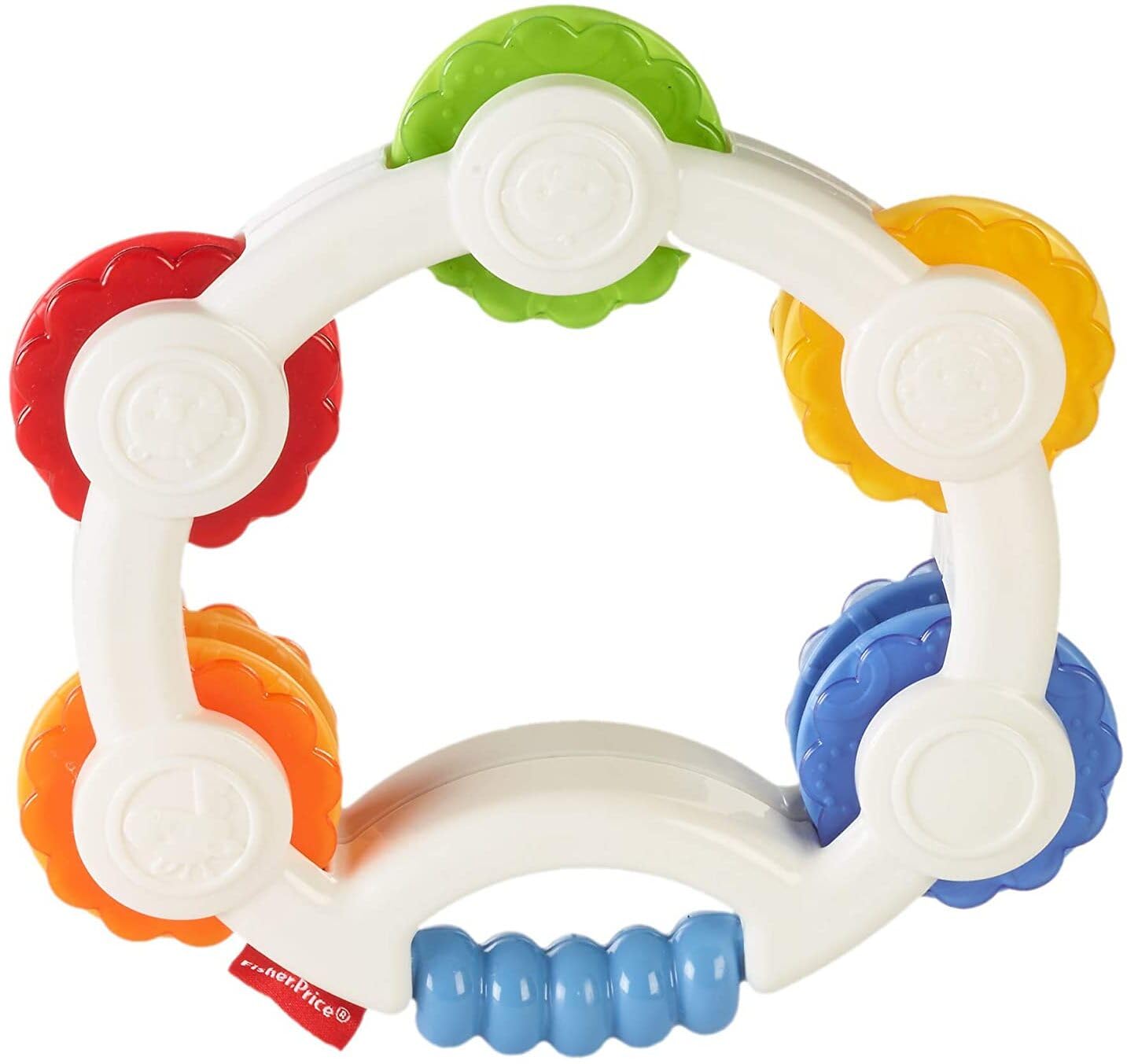 Bērnu tamburīns Fisher-Price BLT37 ar grabulīša skaņām, rotaļlieta zīdaiņiem no 3 mēnešiem