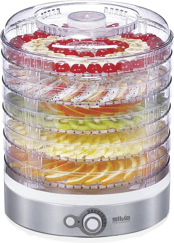 Silva Homeline DA 401 Dörrautomat ar līdz 5 stāviem, 500, nerūsējošais tērauds un plastmasa, balts/Inox
