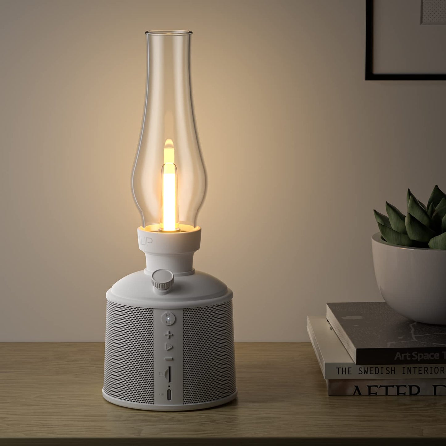 GOLUMUP Bluetooth skaļrunis ar gaismu un bezgalīgu dimmēšanu, portatīvais Bluetooth skaļrunis ar 10W audio izeju, IPX4 ūdensizturīgs, Bluetooth 5.3 iekštelpām un ārā.