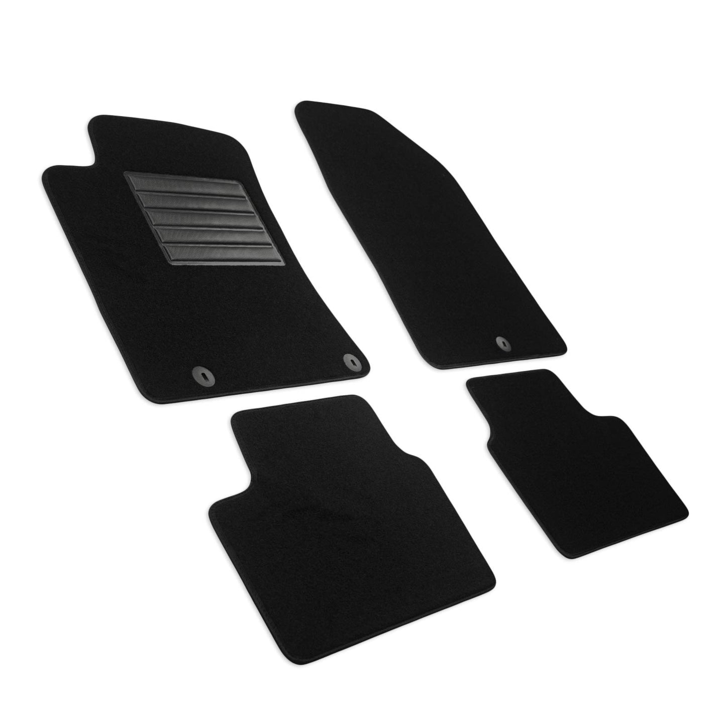 MDM SP-7438 paklājiņi velūrs automašīnu paklājs piemērots Hyundai i30 III (PD) (arī hibrīds) 2017>, melns