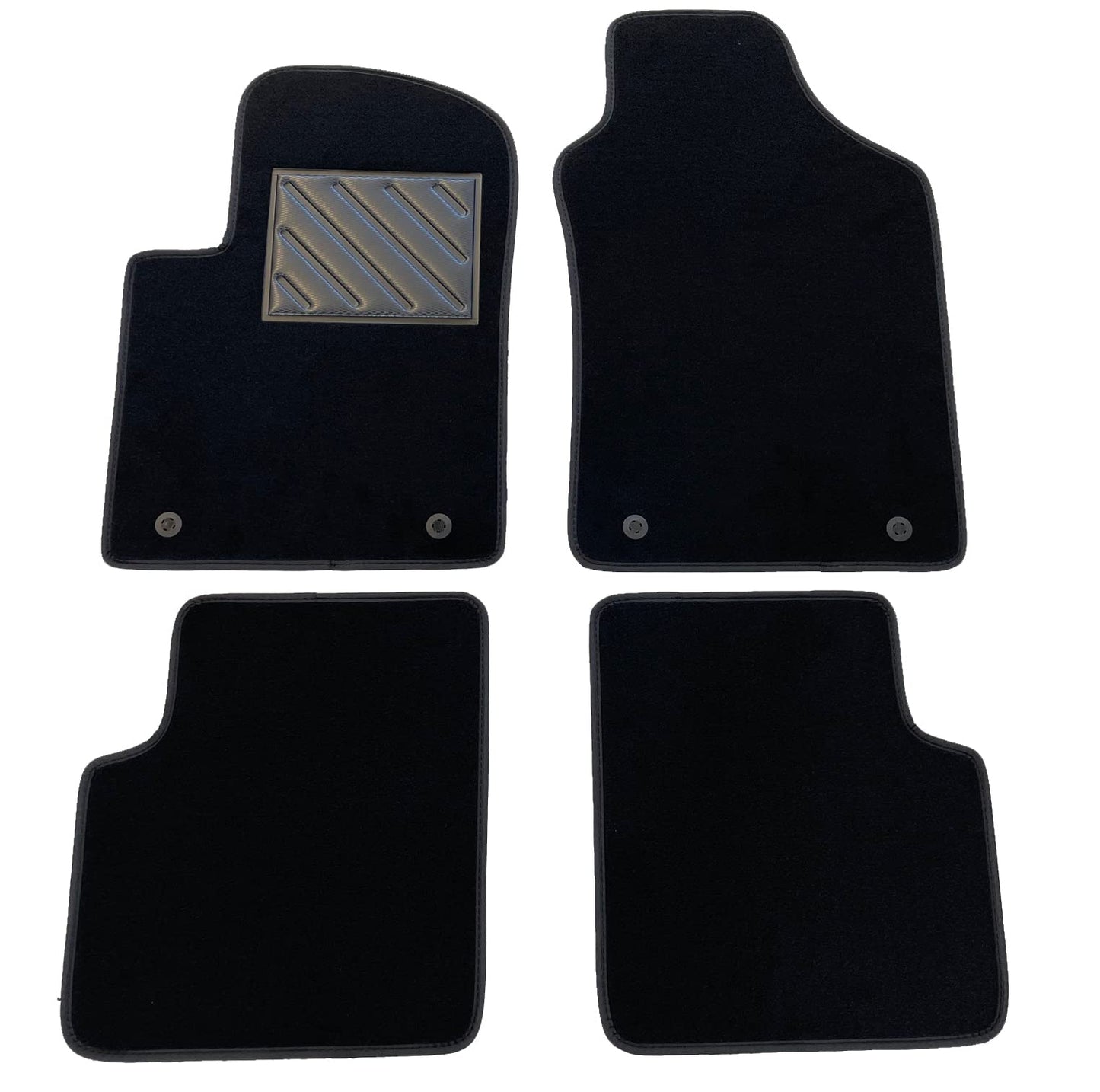 MDM SP-1973 paklāji Velūrs automašīnu paklājs piemērots Mercedes A klasei (W176) / B klasei (W246) / GLA (X156) / CLA / CLA shooting brake 10.2012>2019