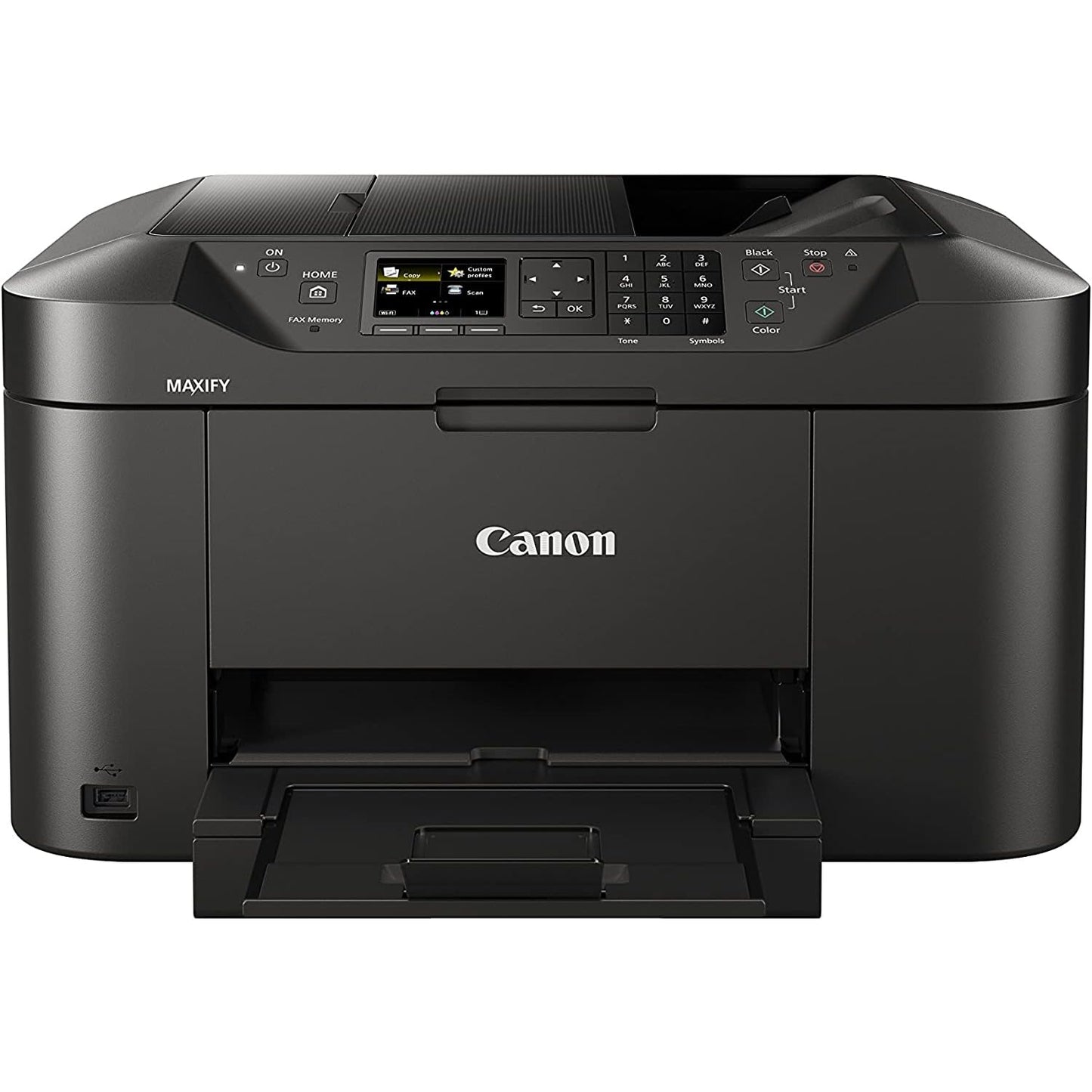 Canon MAXIFY MB2150 - 4-in-1 multifunction printer, scanner, copier, fax, ADF, 600x1200 DPI, WLAN, duplex printing, black.