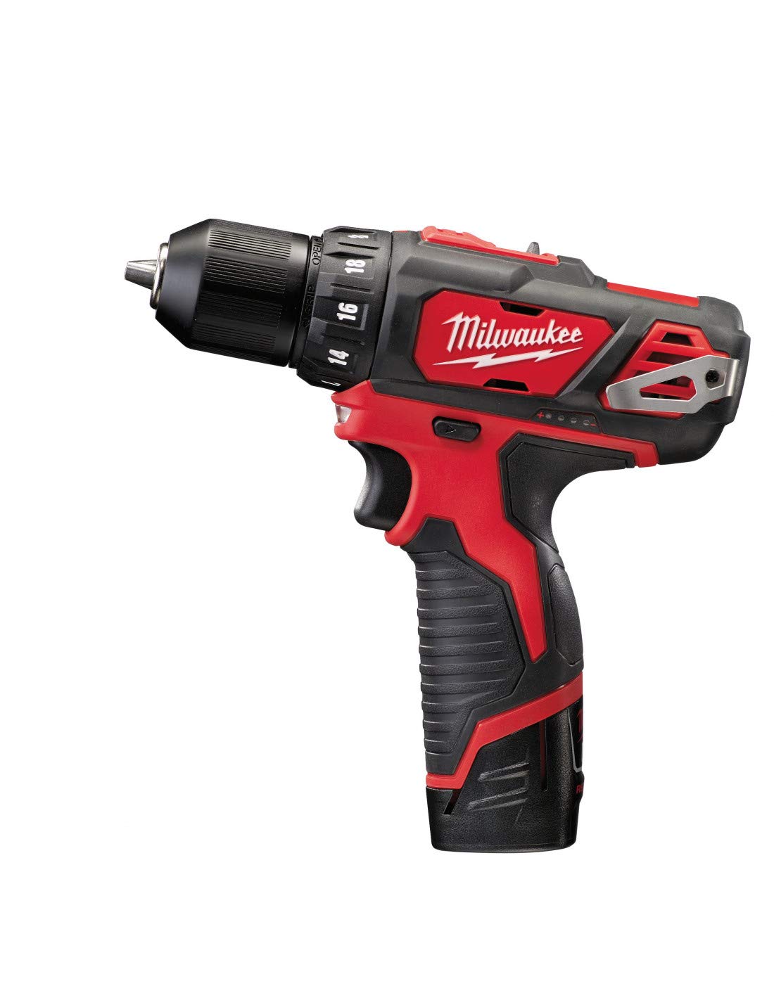 Milwaukee M12 BDD - bezvadu elektriska urbjmašīna, 12 V/2 A, pašpievelkošs urbjpatrons, kompakts dizains.