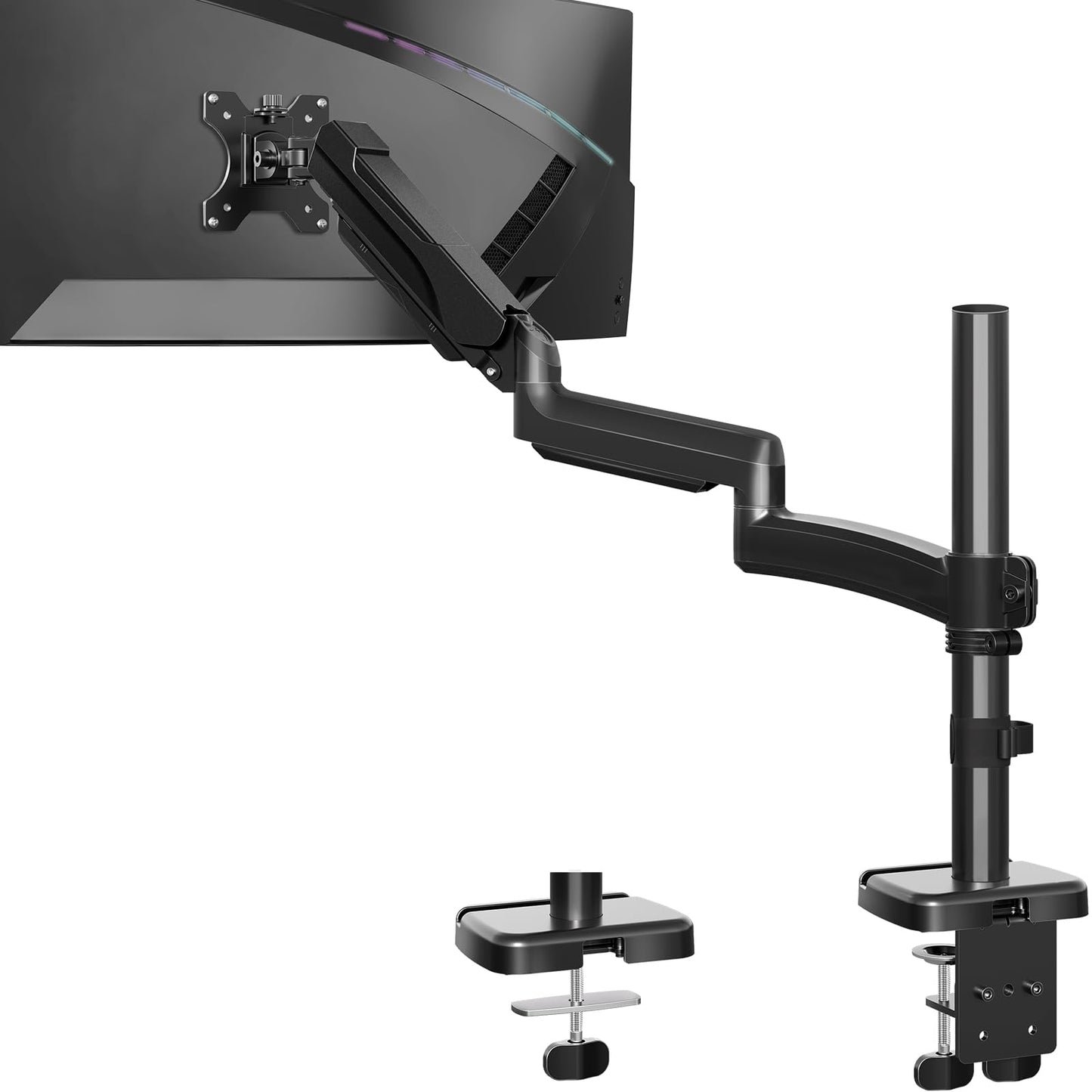 Monitora turētājs MOUNTUP 705mm garās rokas monitors 13–32 collu ekrāniem līdz 9 kg