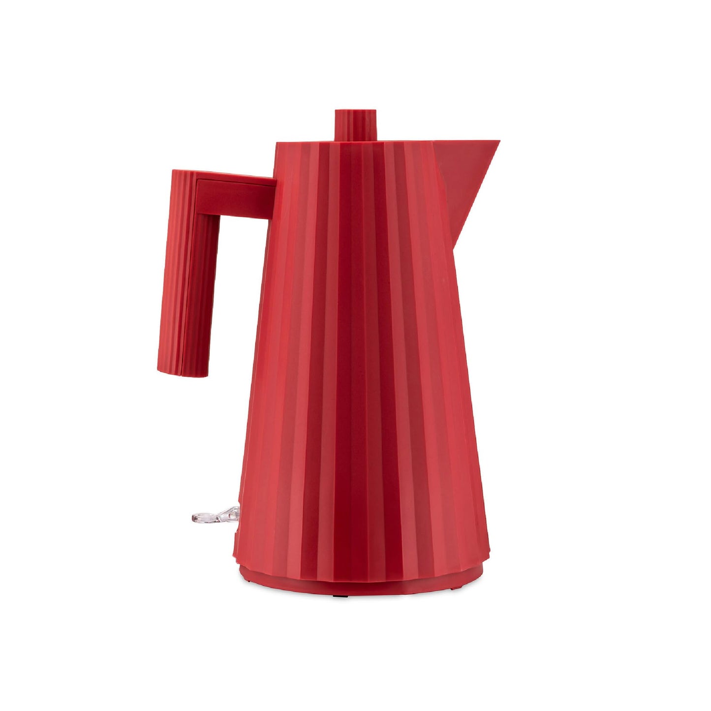 Alessi Plissé MDL06 R - Elektriskā tējkanna, 2400W, 170 cl, sarkana, izgatavota no termoplastiskas sveķiem.
