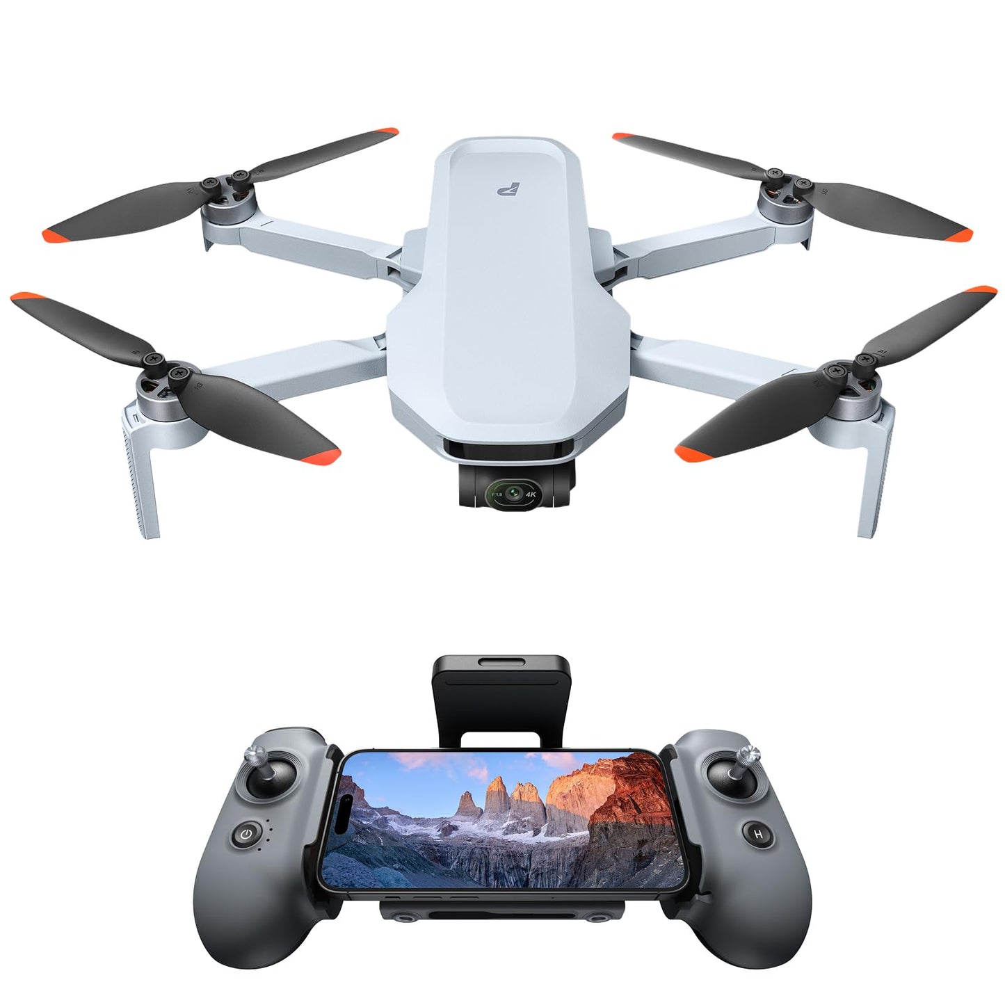 Potensic ATOM 2 GPS drons ar kameru, 4K HDR video, 8K foto, 10KM pārraide, < 249g, 3-ass gimbals, AI sekošana/AI nakts/AI ātrie kadri/vertikālas uzņemšanas, C0, kameru drons pieaugušajiem, iesācējiem