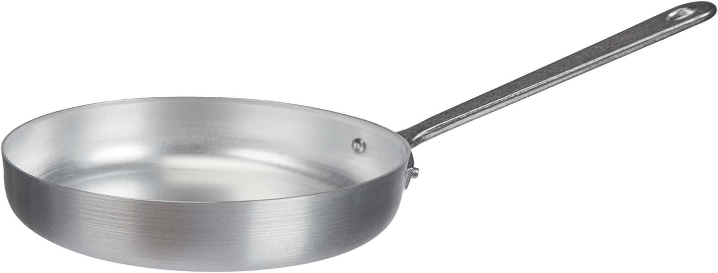Pentole Agnelli Family Cooking alumīnija panna - 18 cm, metāls, sudrabs/melns, ar rokturi, viegla un izturīga.