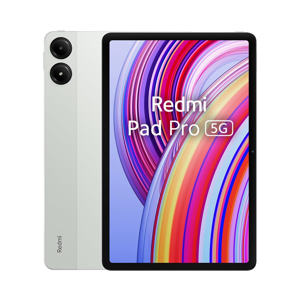 Xiaomi Redmi Pad Pro 12.1 collas Hyper OS 5G 2.4GHz 1000mAh 33W 6GB 128GB Zaļš