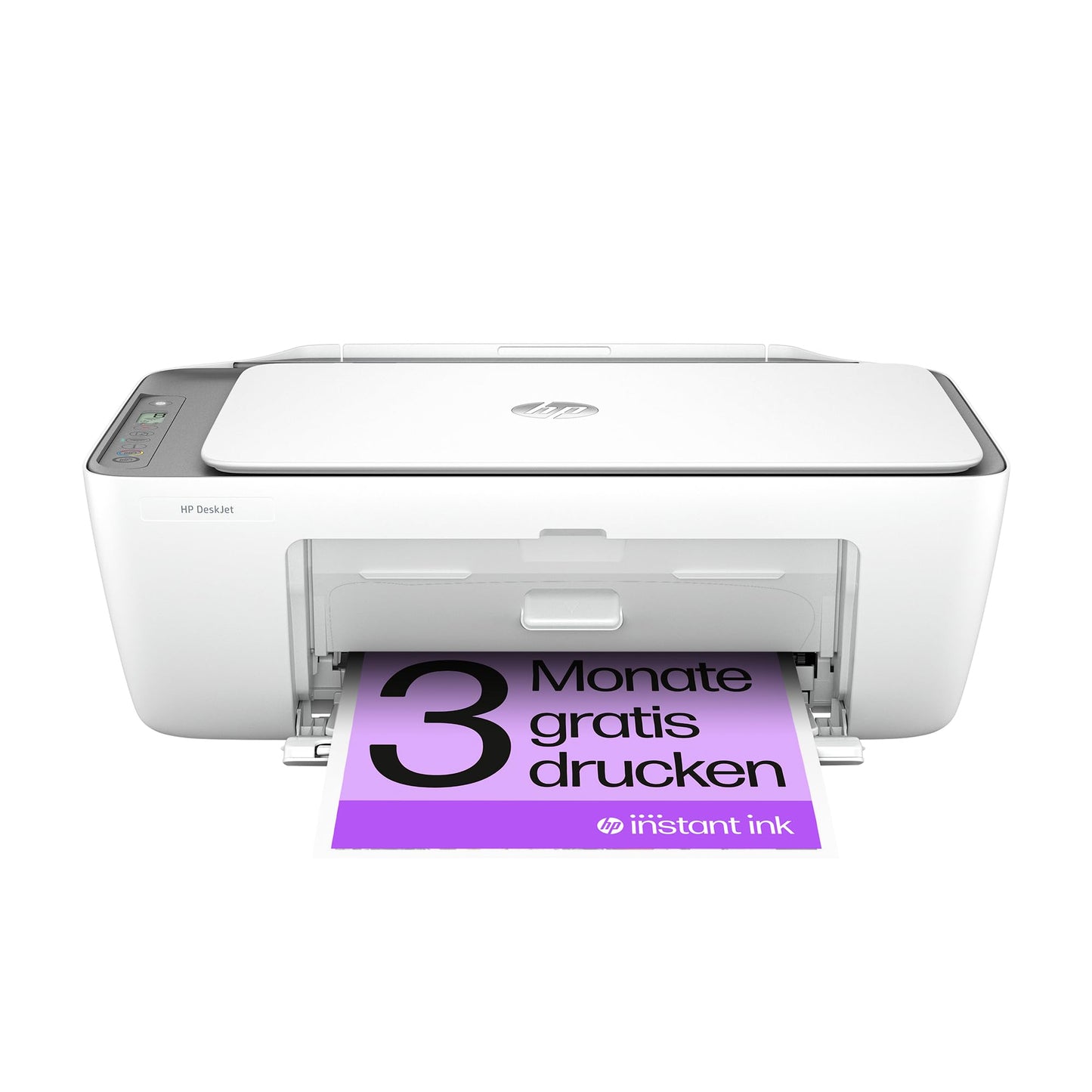 HP DeskJet 2820e - Multifunction printer, scanner, copier, includes 3 months free HP Instant Ink, WLAN connectivity.