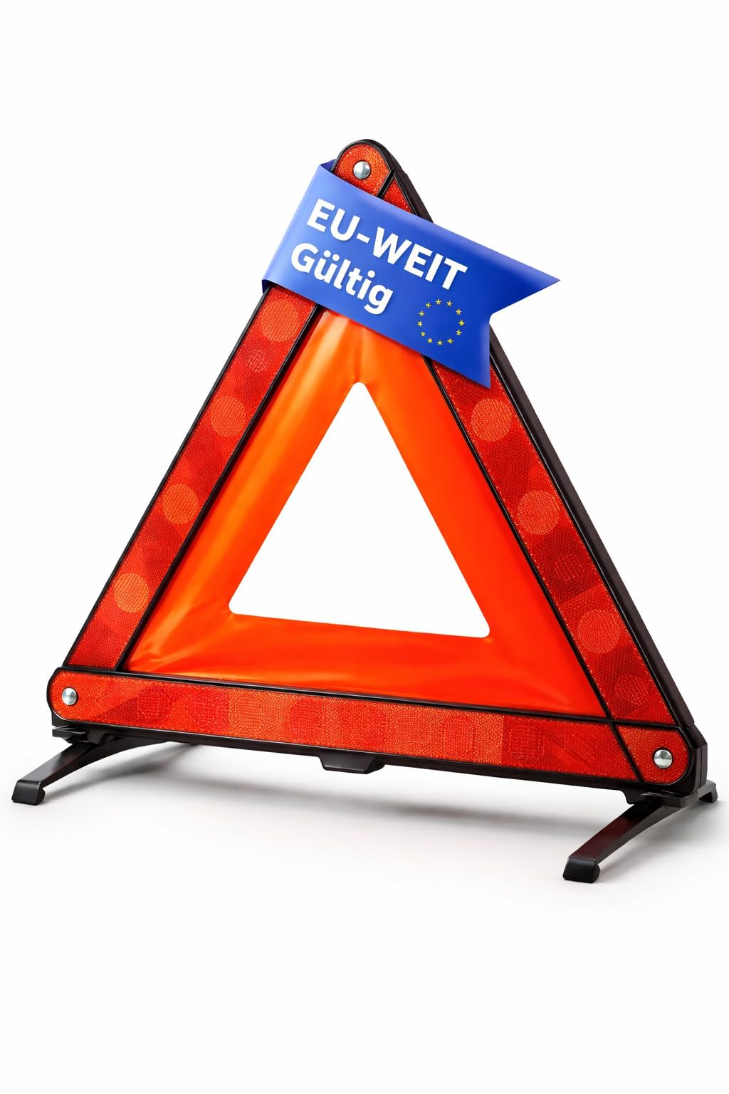 Avārijas trijstūris OwnWheel ECE R27 auto un vieglajam auto 2026 - sarkans - brīdinājuma trijstūris avārijai un bojājumam - StVO