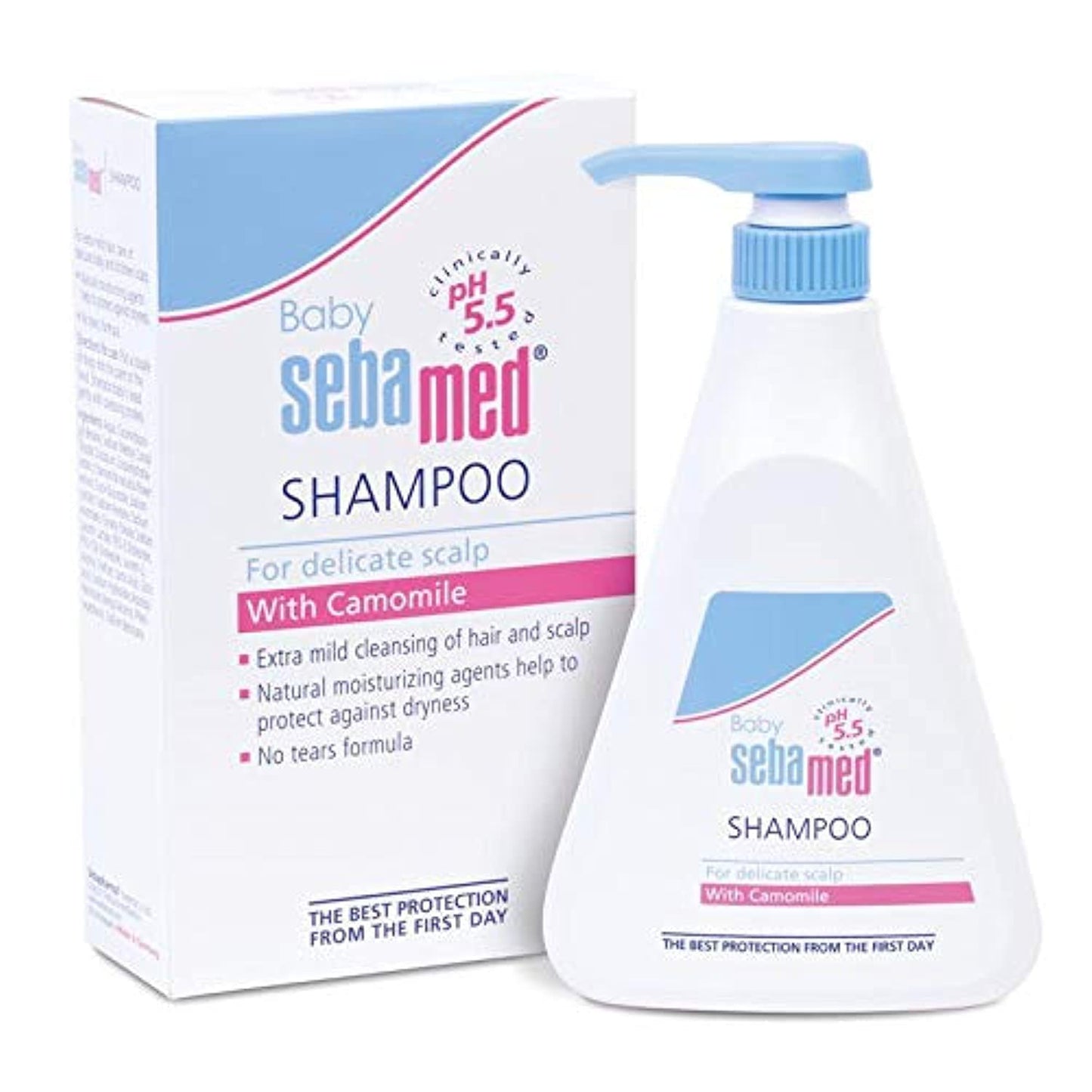 Bērnu šampūns Sebamed Baby, 500 ml, īpaši maiga attīrīšana ar kumelīšu ekstraktu