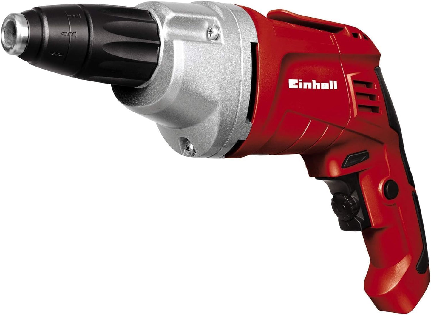 Einhell TH-DY 500 E ģipškartona skrūvgriezis - 500W, 0-2200 1/min, automātiskā pārnesumkārba, magnētiskais bitu turētājs.