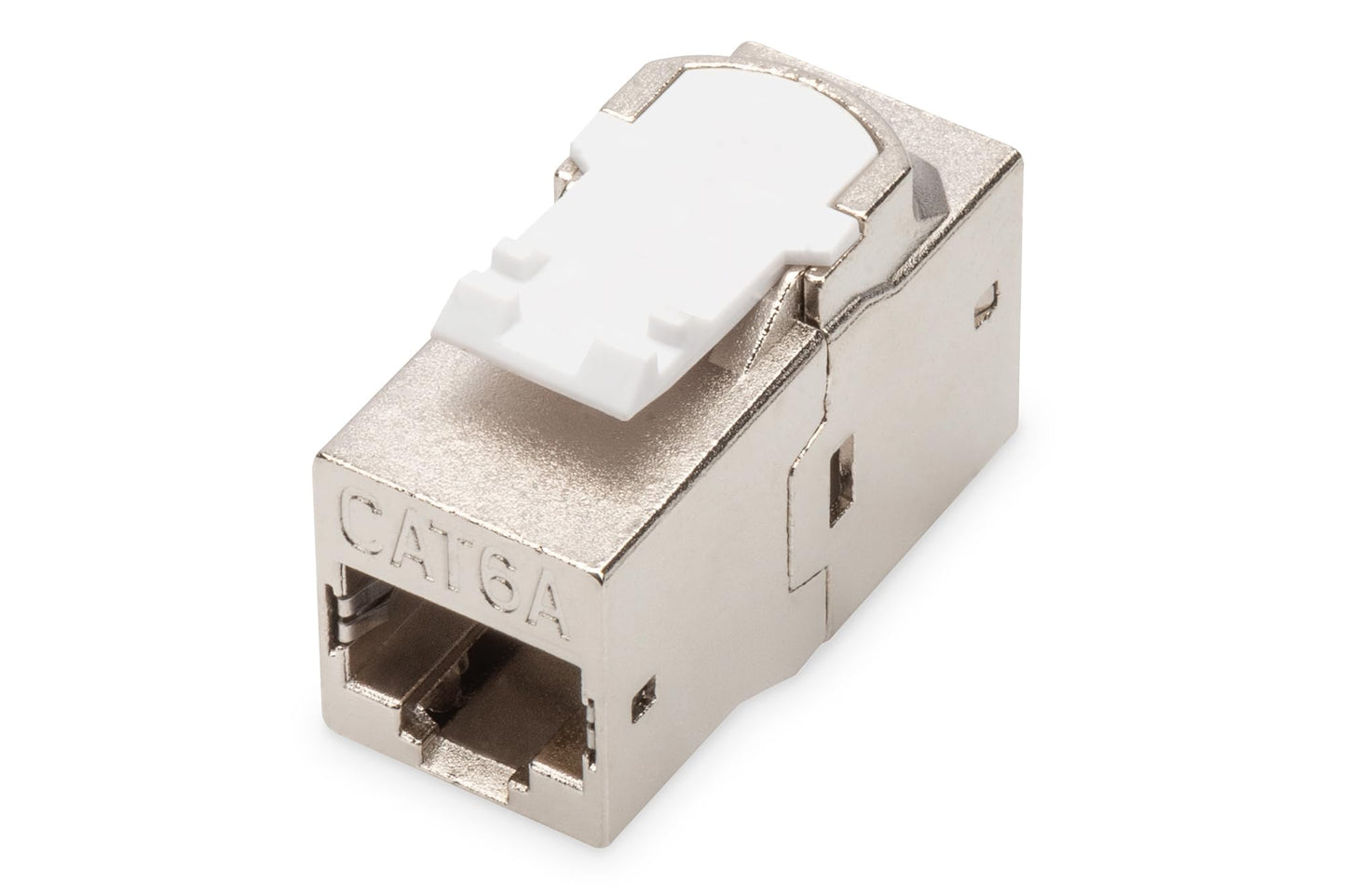 Cat-6A ekranēts Keystone savienotājs DIGITUS, 2x RJ45 ligzdas, 10 Gbit/s