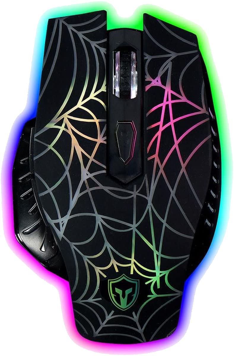 Battletron spēļu pele - Optiskā USB, apgaismota, 6 pogas, ideāla PC spēlētājiem.