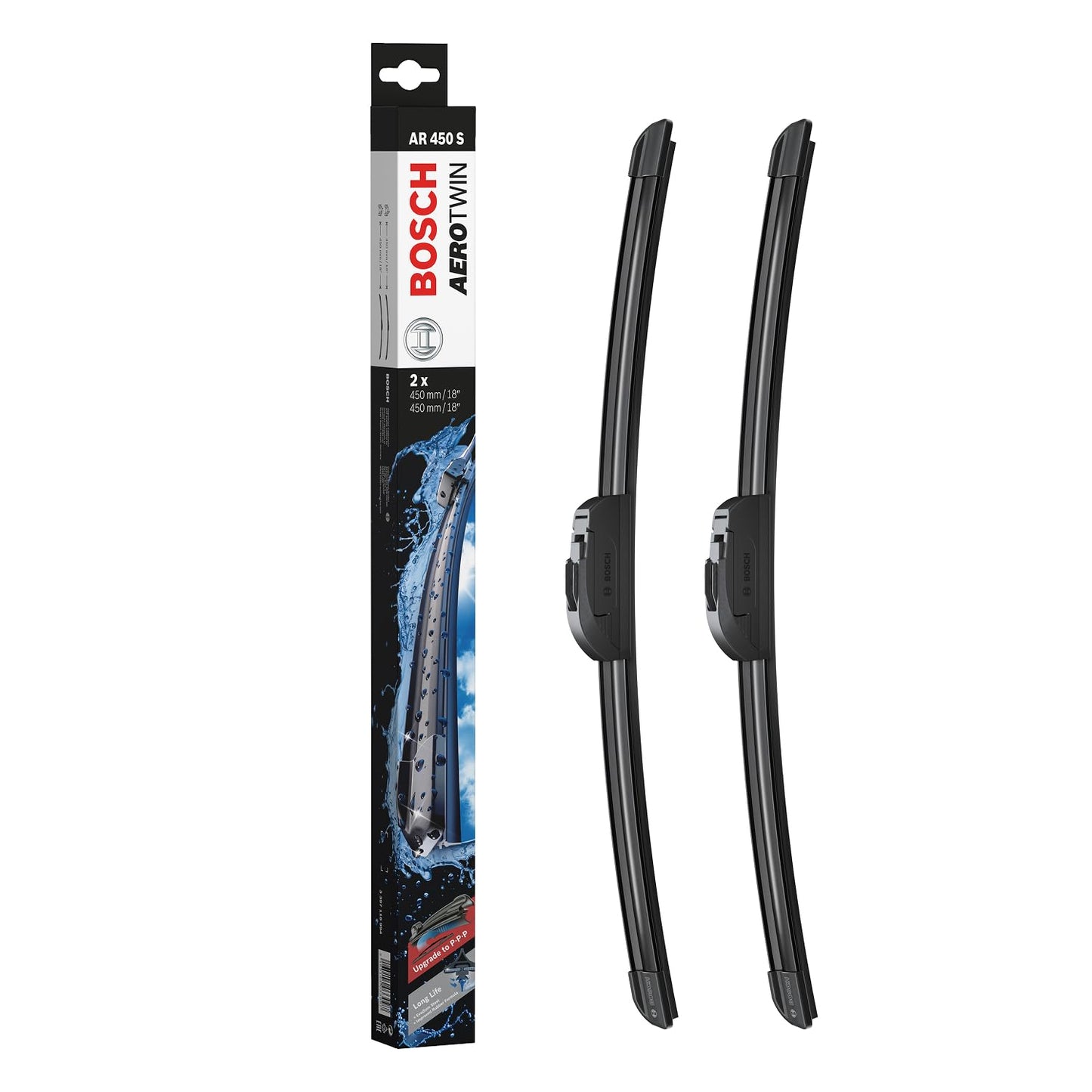 Bosch Aerotwin stiklu tīrītāji AR450S, 450 mm/450 mm – komplekts