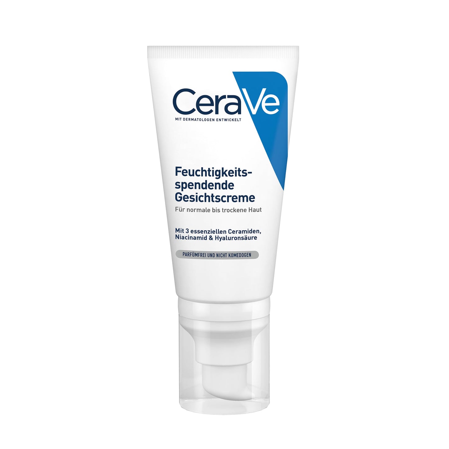 CeraVe Feuchtigkeitsspendende Gesichtscreme, bis zu 24H Feuchtigkeit, 50ml