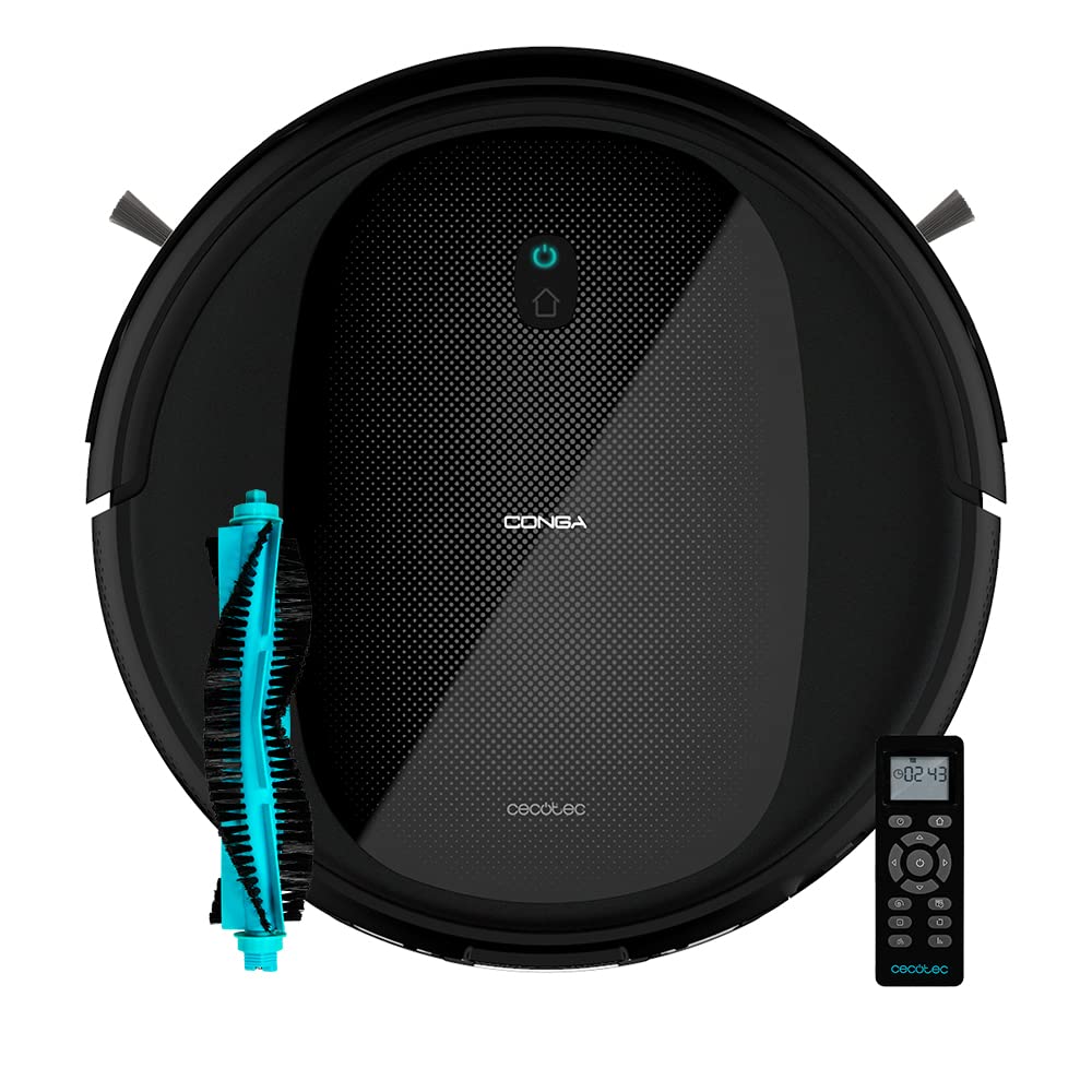 Cecotec Conga Quick&Clean Vital - 4-in-1 vacuum and floor cleaner, 1400 Pa, programmable, 6 modes, remote control, 160 min autonomy.