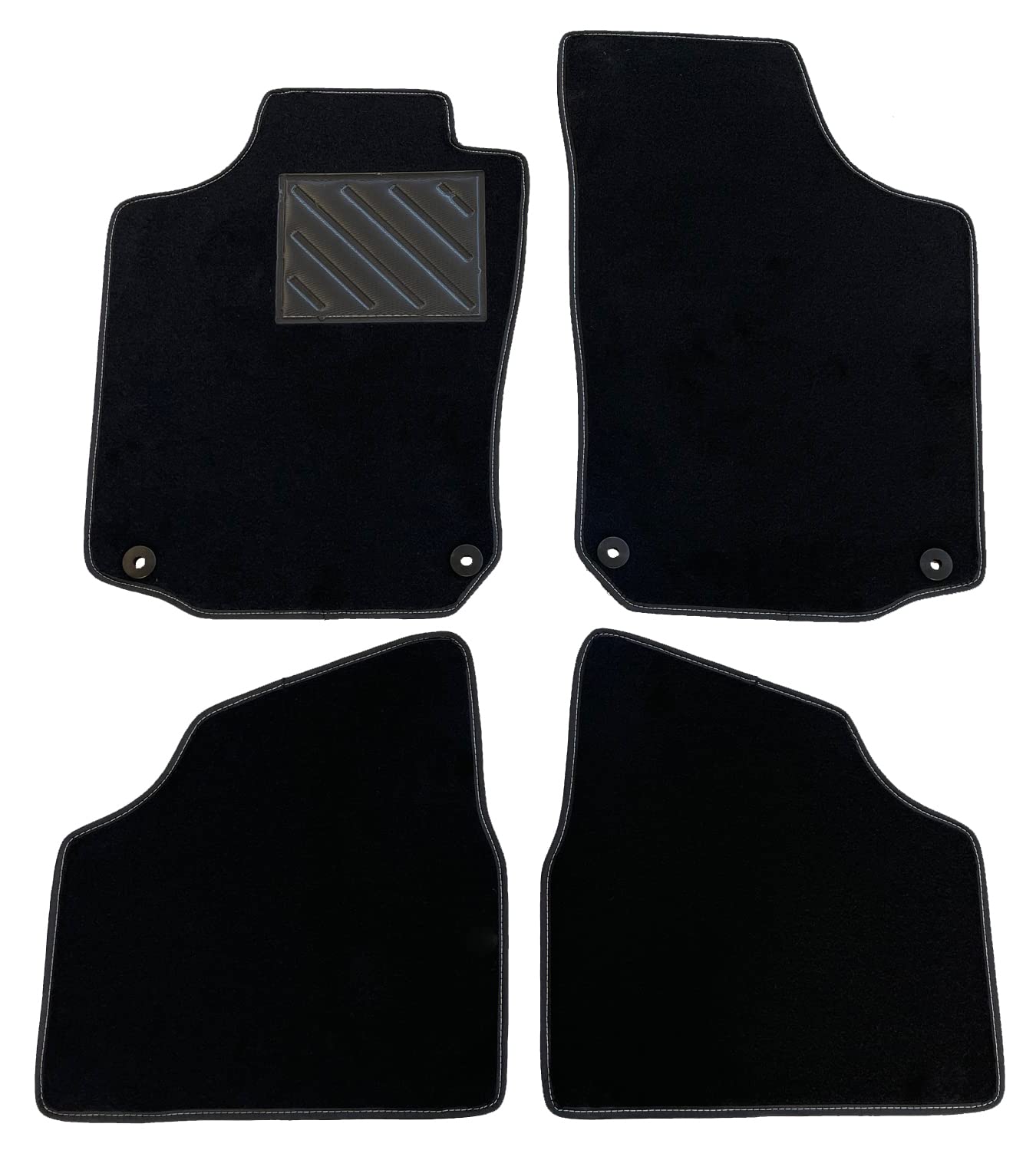 MDM SP-7826 paklājiņi velūrs automašīnu paklājs piemērots Ford Focus IV Focus Turnier (arī Mild Hybrid) 2018>, melns