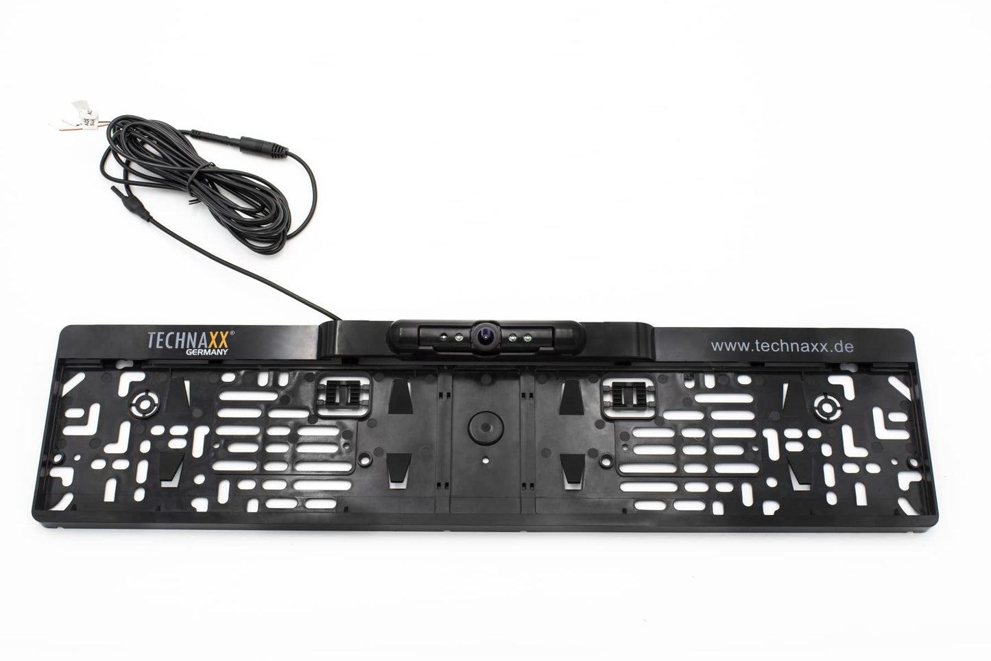 Technaxx WiFi atpakaļskata kamera auto numura zīmes turētājā TX-171 ar lietotni viedtālrunim - IR-LED nakts redzamībai līdz 3m, regulējama kameras orientācija 75° un redzes lauks 120°