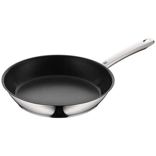 WMF cepamā panna 28 cm - nerūsējošā tērauda, Cromargan pārklājums, cepeškrāsnij piemērota, izturīga un viegli tīrāma.