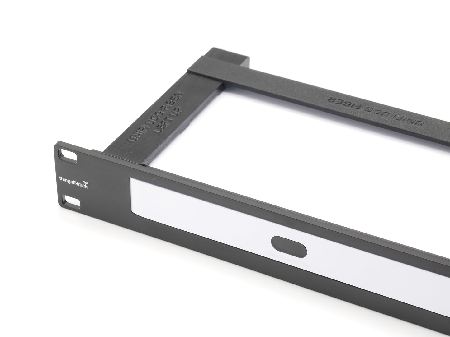 thingsINrack rack stiprinājums Ubiquiti UCG-Fiber 48,3 cm (19 collu), 1U, precīza piegulšana