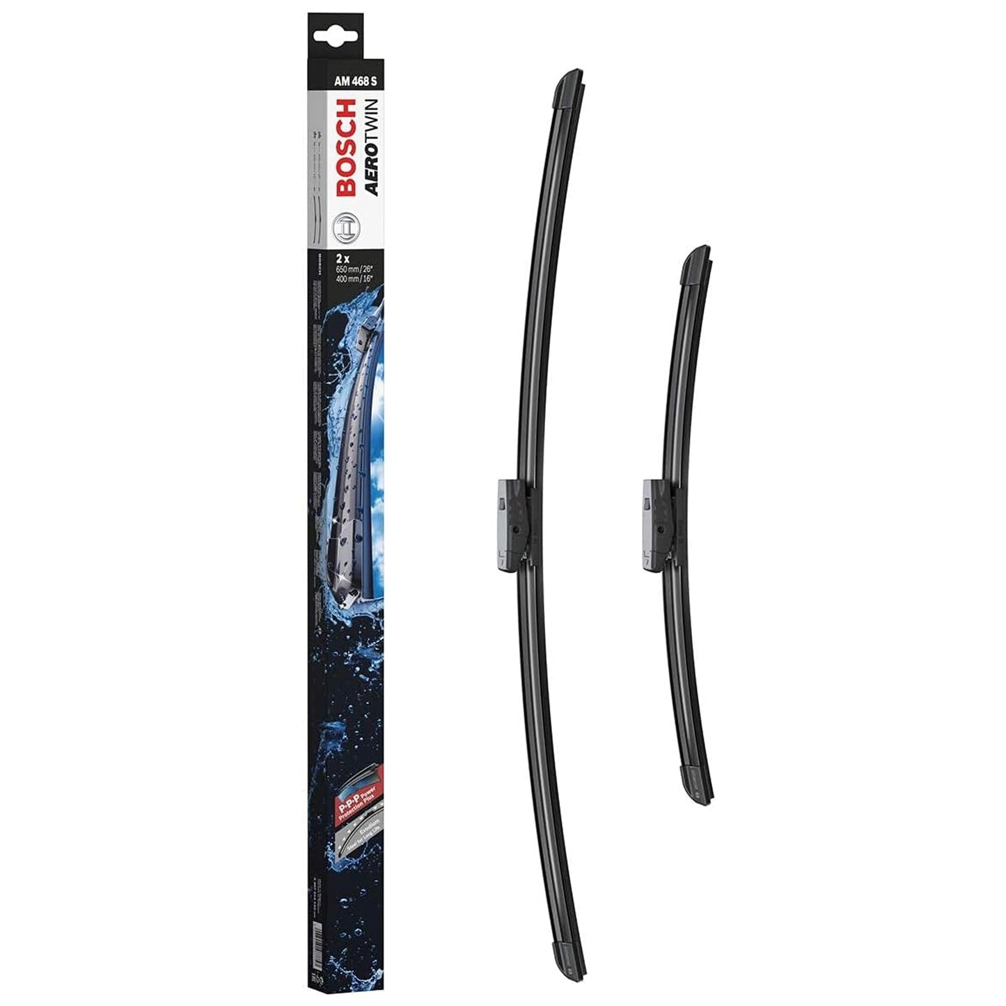 Vējstikla tīrītāji Bosch Aerotwin AM468S, garums: 650mm/400mm, komplekts