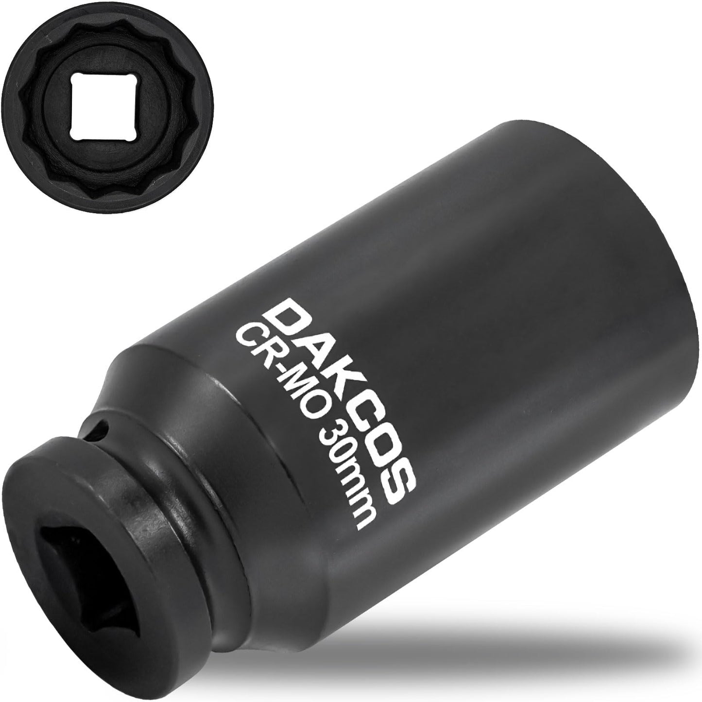 DAKCOS SW 30mm daudzzobu uzgaļi triecienatslēgai, jaudas uzgalis