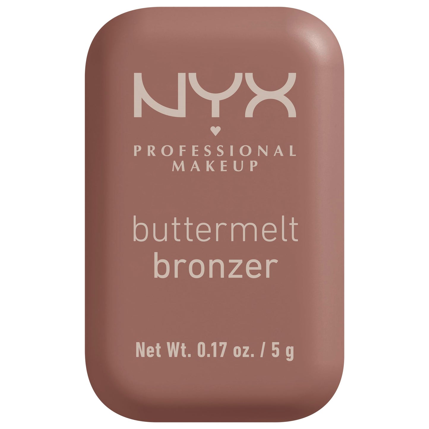 NYX Professional Makeup Buttermelt Bronze bronzeris sejai un ķermenim, ar šī sviestu, mandeļu sviestu un mango sviestu, saulē iedegušas ādas efektam, tonis Butta Biscuit, 1 x 5 g