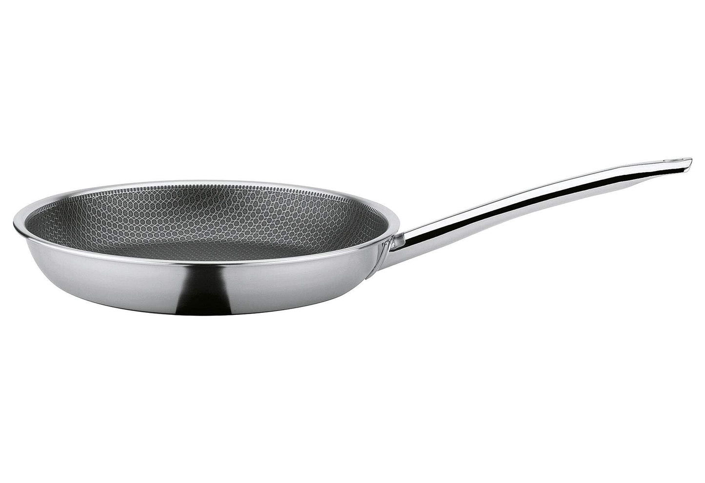 Spring Vulcano Cut Resist PURE - Ø 28 cm, stainless steel, non-stick, 100% PFAS free, induction compatible, scratch-resistant.