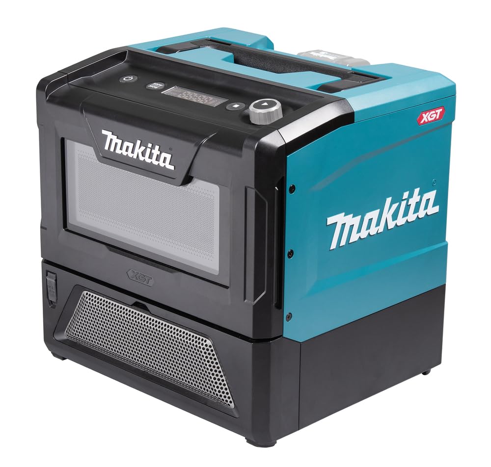 Makita MW001GZ akumulatora mikroviļņu krāsns 40V max. 350/500 W, 8 l (bez akumulatora, bez lādētāja)