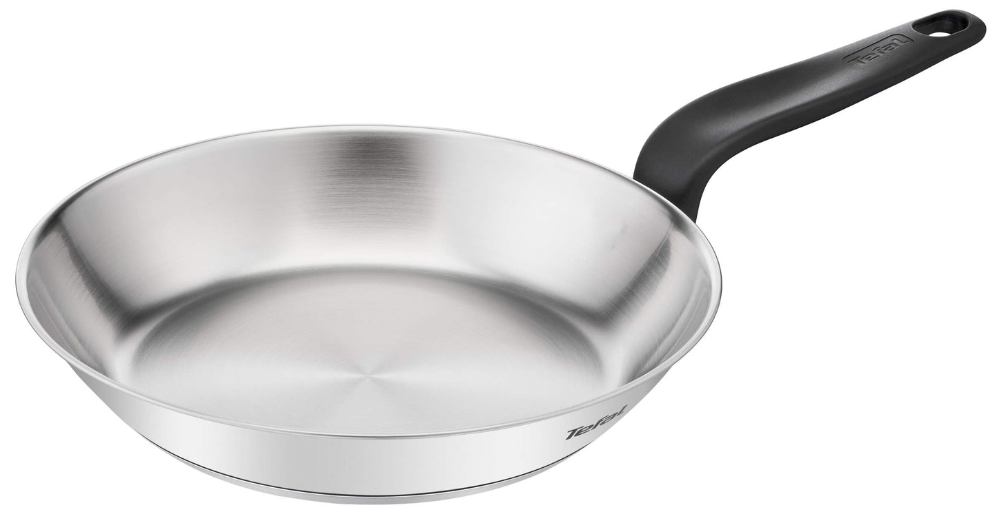 Tefal Primary E3080404 cepamā panna - nerūsējošais tērauds, 24 cm, indukcija, 10 gadu garantija, augstākā kvalitāte