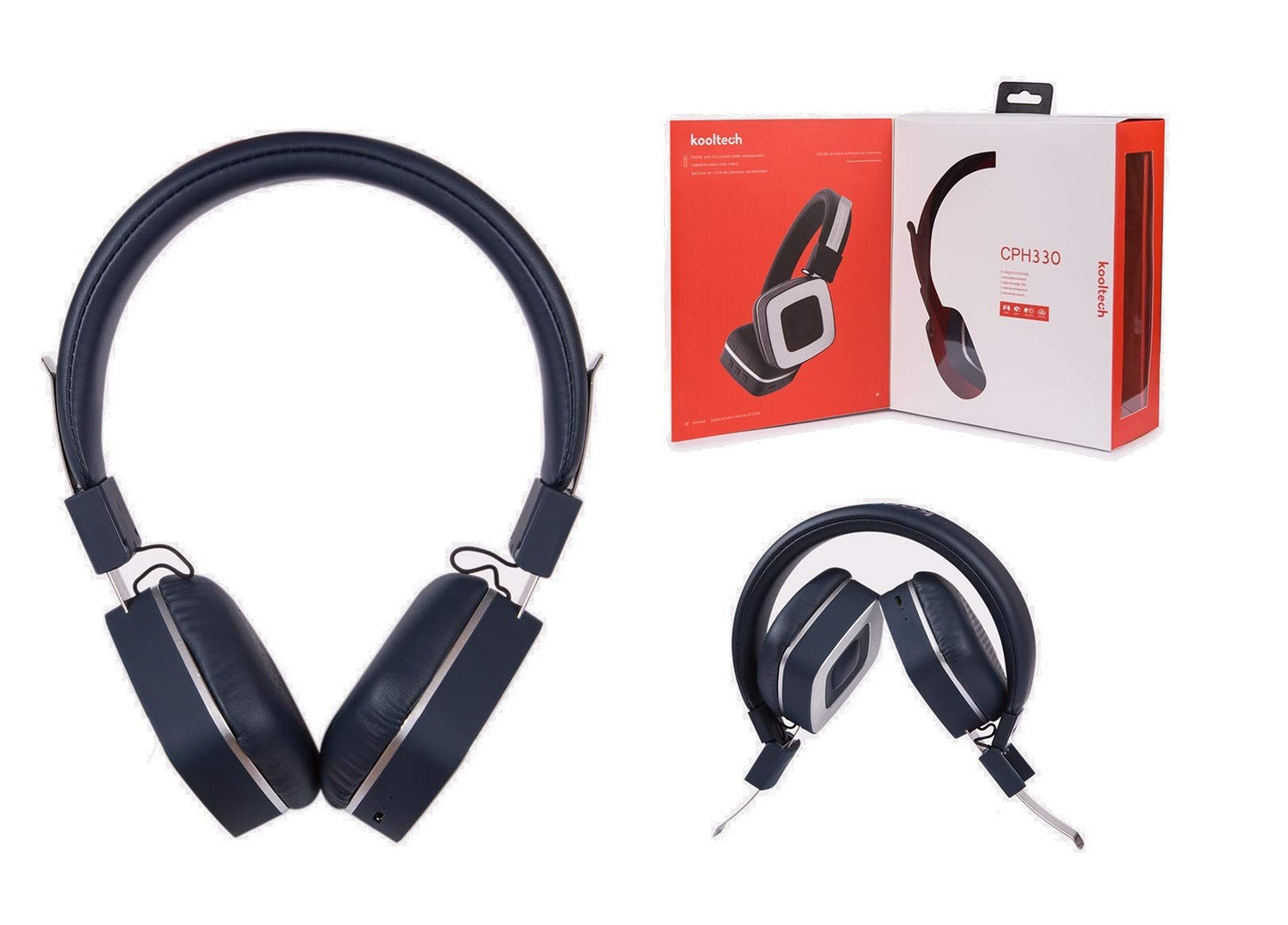 KOOLTECH 018024 Bluetooth helmet - foldable, metal, square design, multi-color, ideal for outdoor activities
