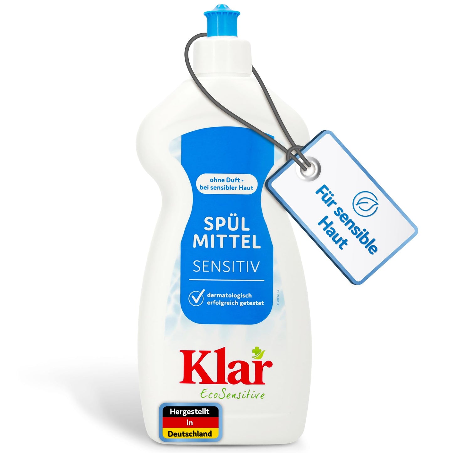 Trauku mazgāšanas līdzeklis Klar EcoSensitive SENSITIV, 500ml - bez smaržas un hipoalerģisks