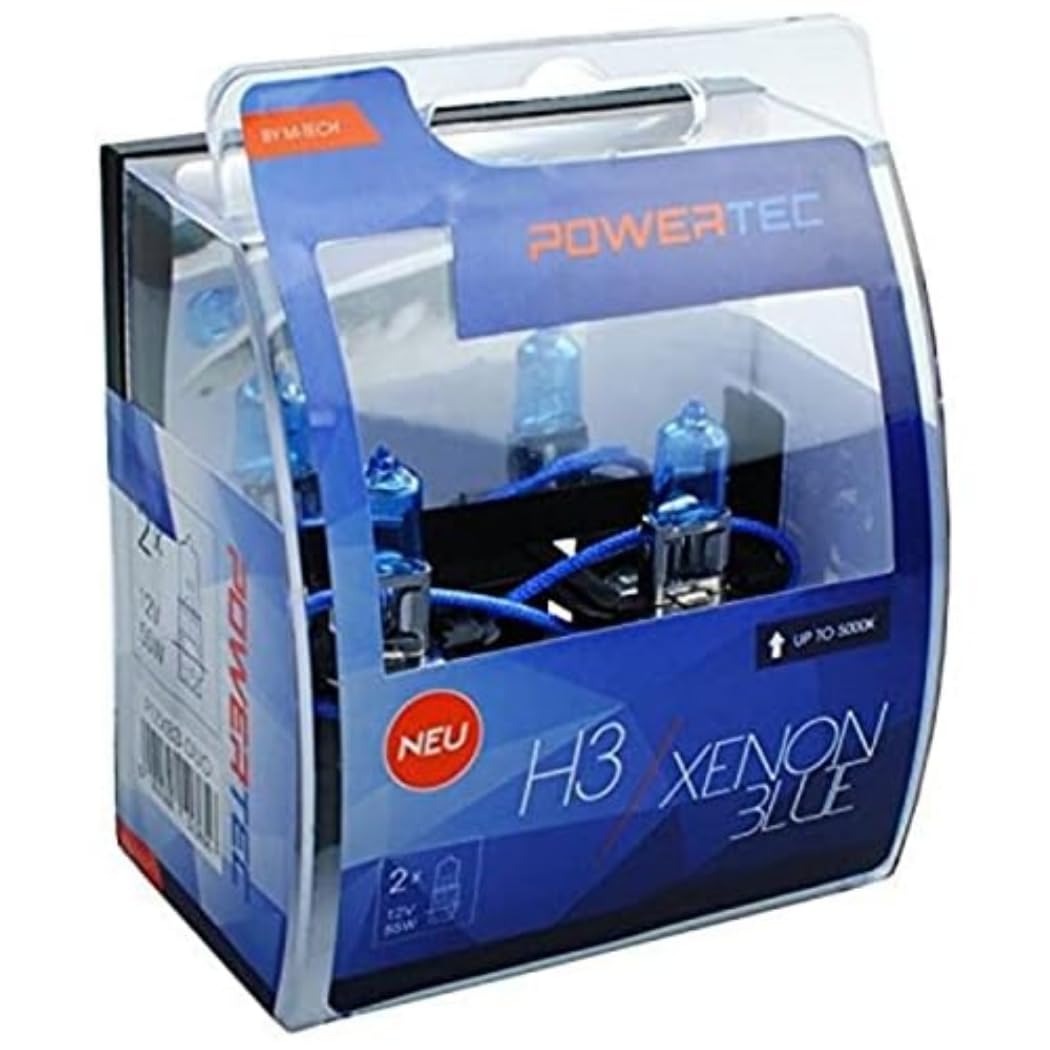 M-Tech PTZXB3-DUO H3 xenon optika halogēna spuldze 55 W, zila, skaits 2
