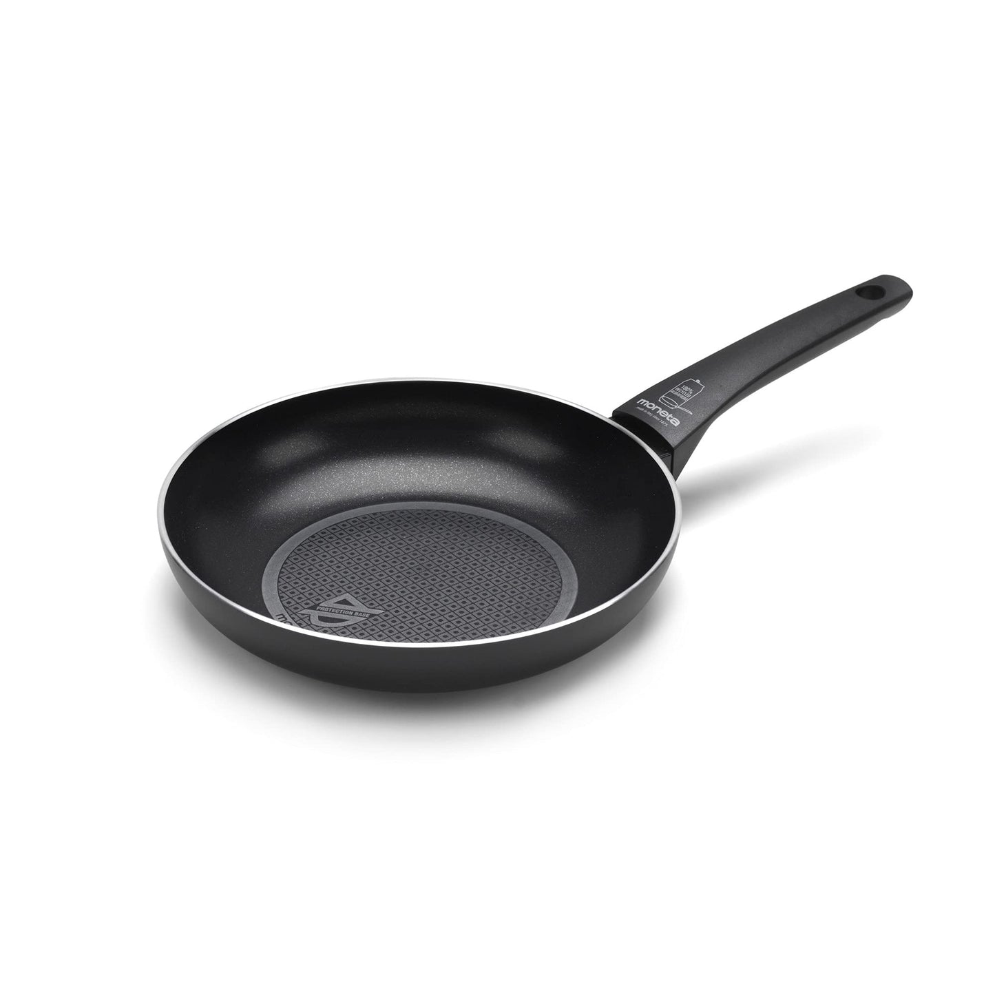 Moneta Recy panna 24 cm - Net Induction, melna, 100% pārstrādāta alumīnija korpuss, 34 kārbas.