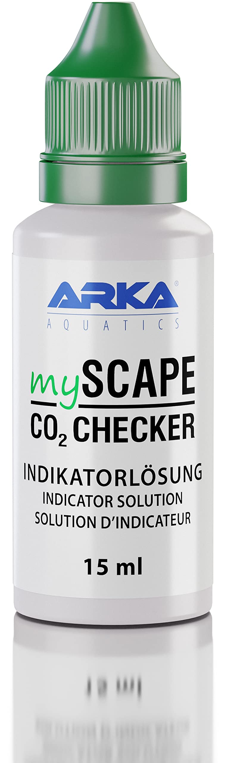 CO2 indikatora šķīdums 15 ml myScape - testšķidrums ilgtermiņa testam akvārijam