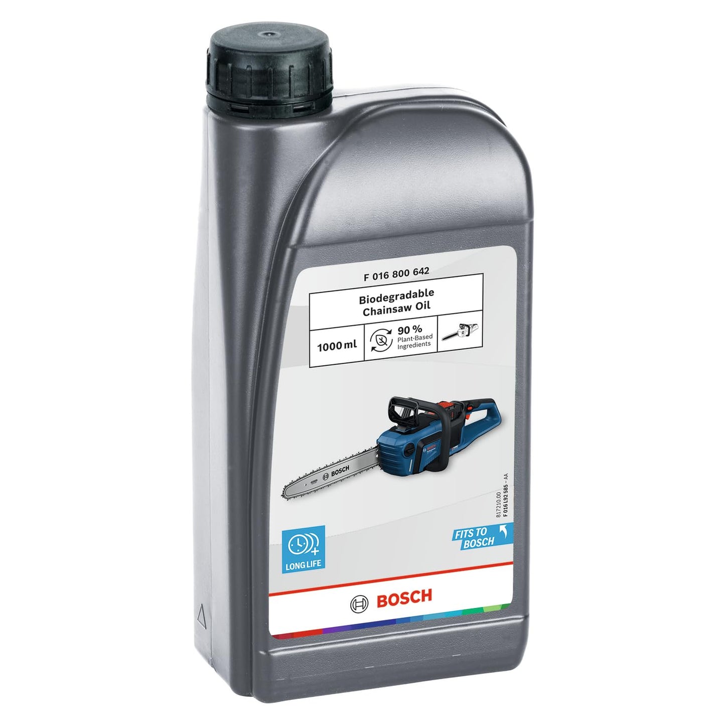Motorzāģu eļļa Bosch Professional, bioloģiski noārdāma, 1 l