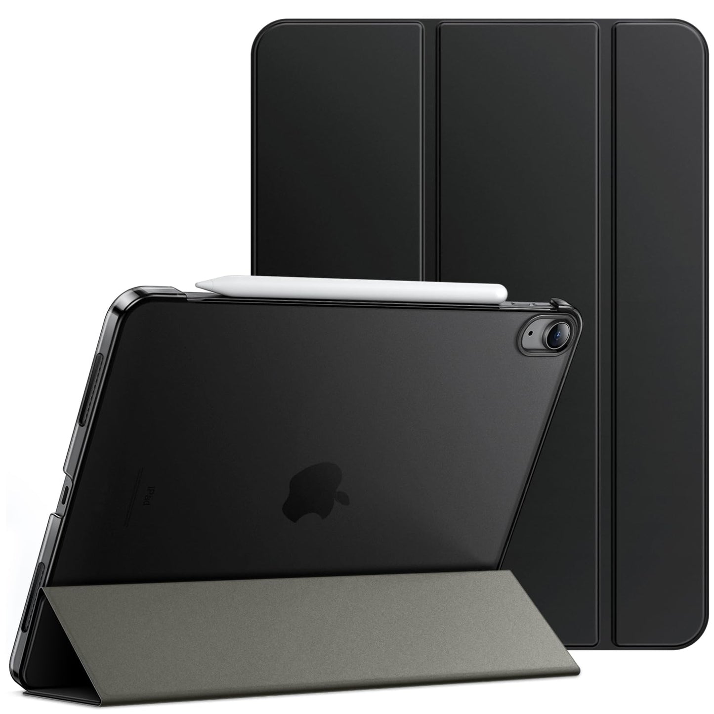 Planšetdatora vāciņš JETech iPad Air 11" M4/M3/M2 un Air 5/4 10,9", melns