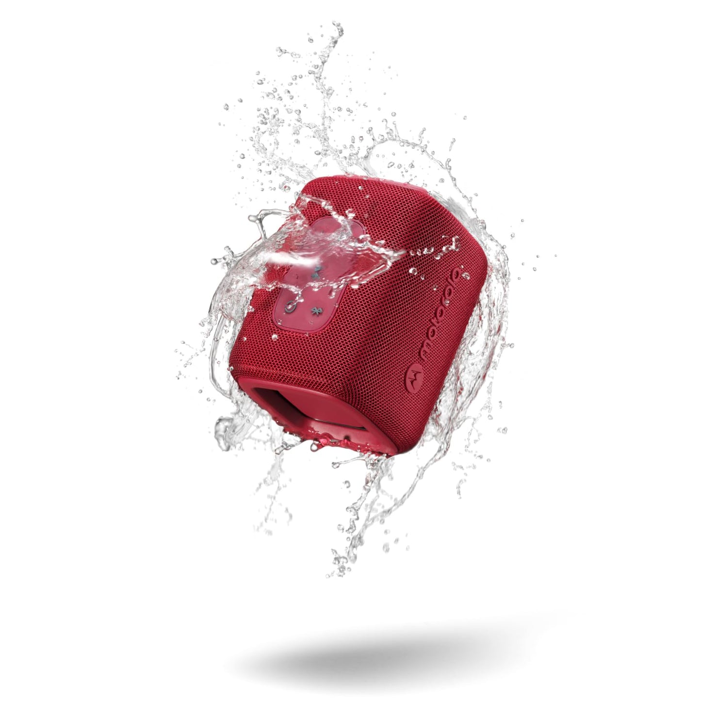 Motorola ROKR 300 Bluetooth 5.3 skaļrunis, portatīvs, bezvadu, 7 W, kompakts skaļrunis, IP67, ūdensizturīgs un putekļuizturīgs, 12 stundu darbības laiks, Motorola Soud Sarkans