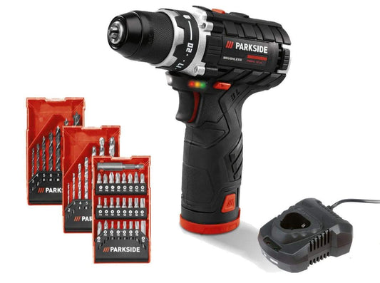 PARKSIDE akumulatora urbjmašīna PBSPA 12 A1 - bezvadu, 12V, komplektā ar piederumiem, ideāla mājas remontiem.