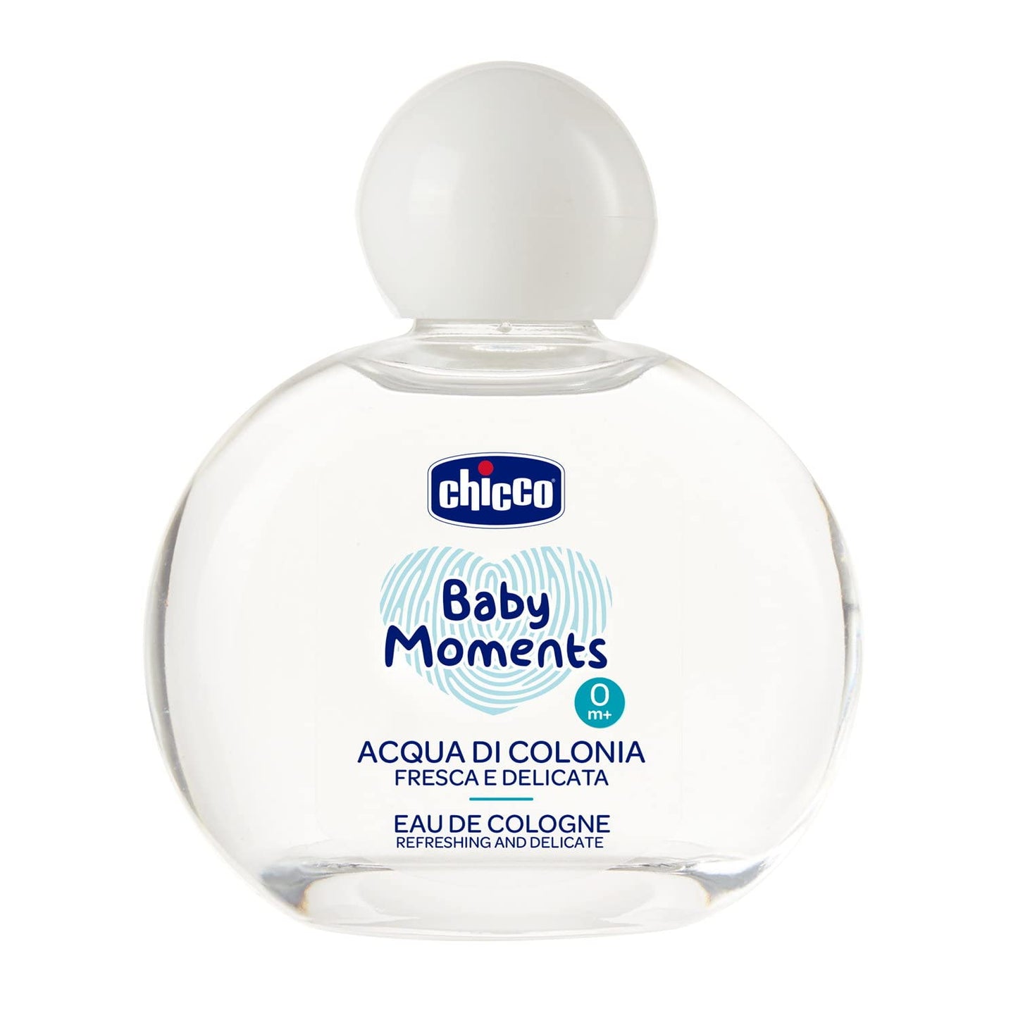 Bērnu smaržūdens Chicco Baby Moments, maigs aromāts ar dabīgām sastāvdaļām, 0 mēneši+, 100 ml
