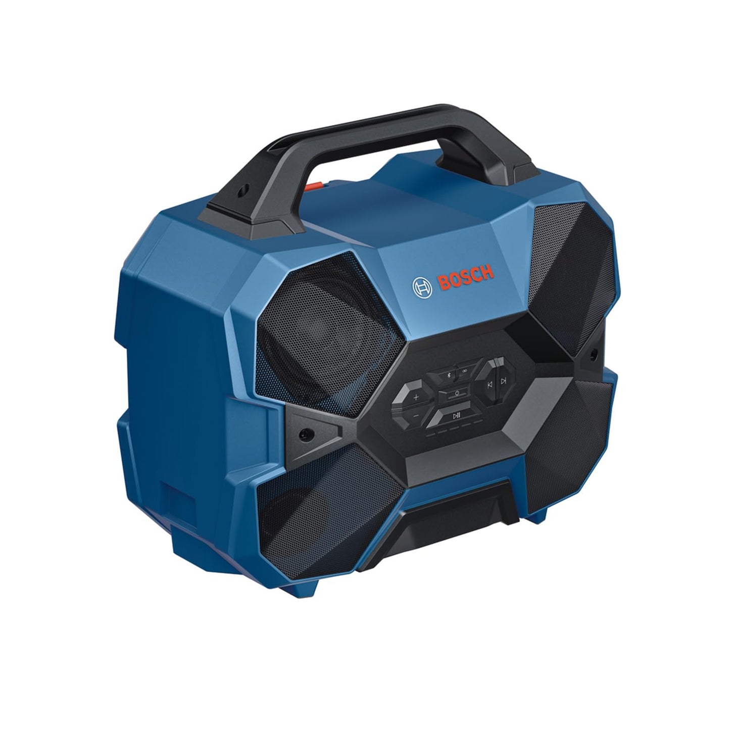 Bosch Professional 18V/12V sistēmas akumulatora Bluetooth skaļrunis GPB 18V-6 C (Bluetooth, USB, Multi-Speaker skaņa, bez akumulatora/lādētāja)