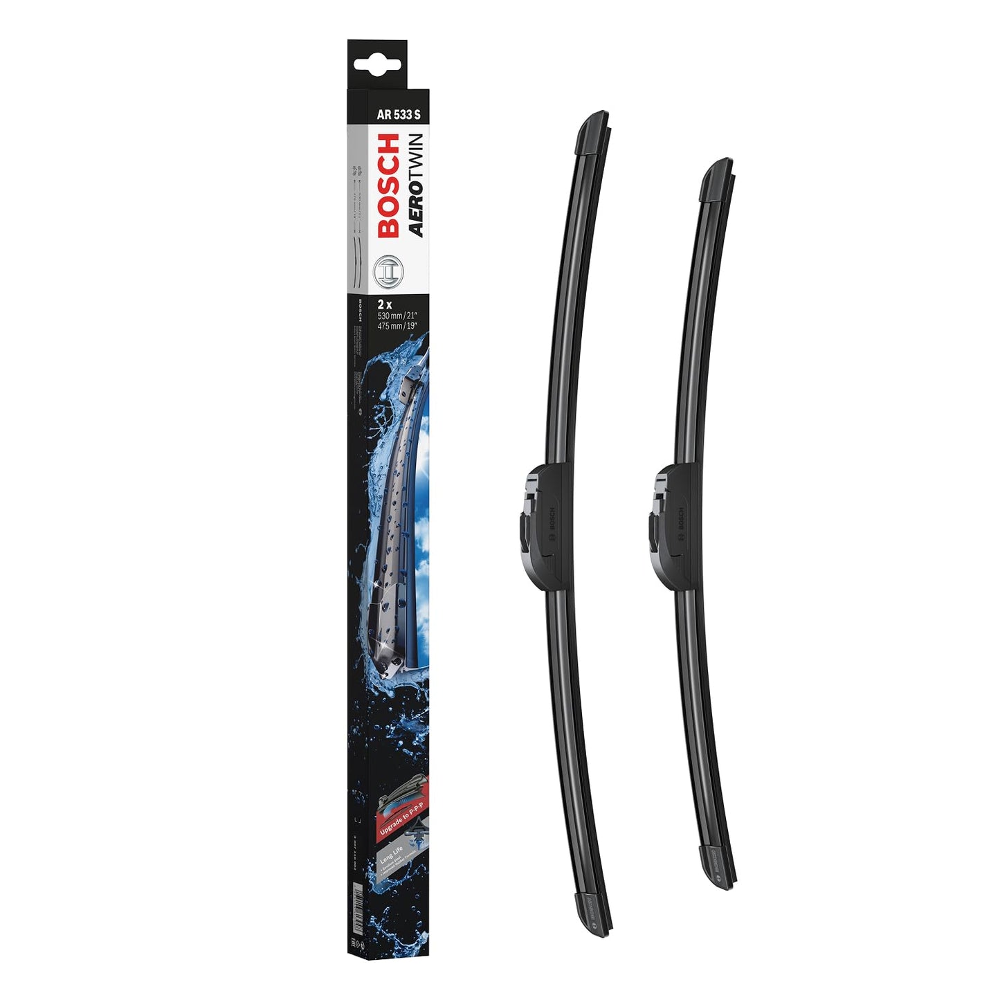 Vējstikla slotiņas Bosch Aerotwin AR533S, 530mm/475mm, komplekts