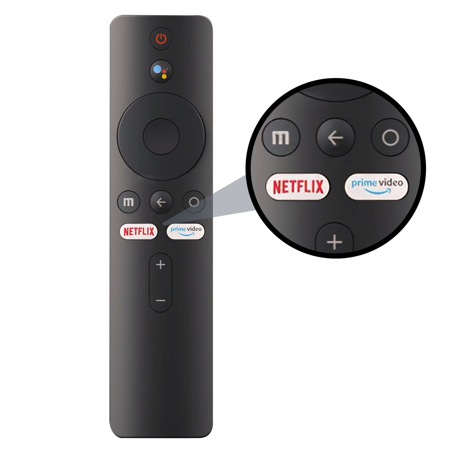 Leyf aizvietošanas tālvadības pults Xiaomi Mi Stick - saderīga ar Mi Box S/Mi Box 4X/ MI TV P1, Q1, 4S, 4K, 4A, Q1E (XMRM-00A) - Bluetooth un balss vadība