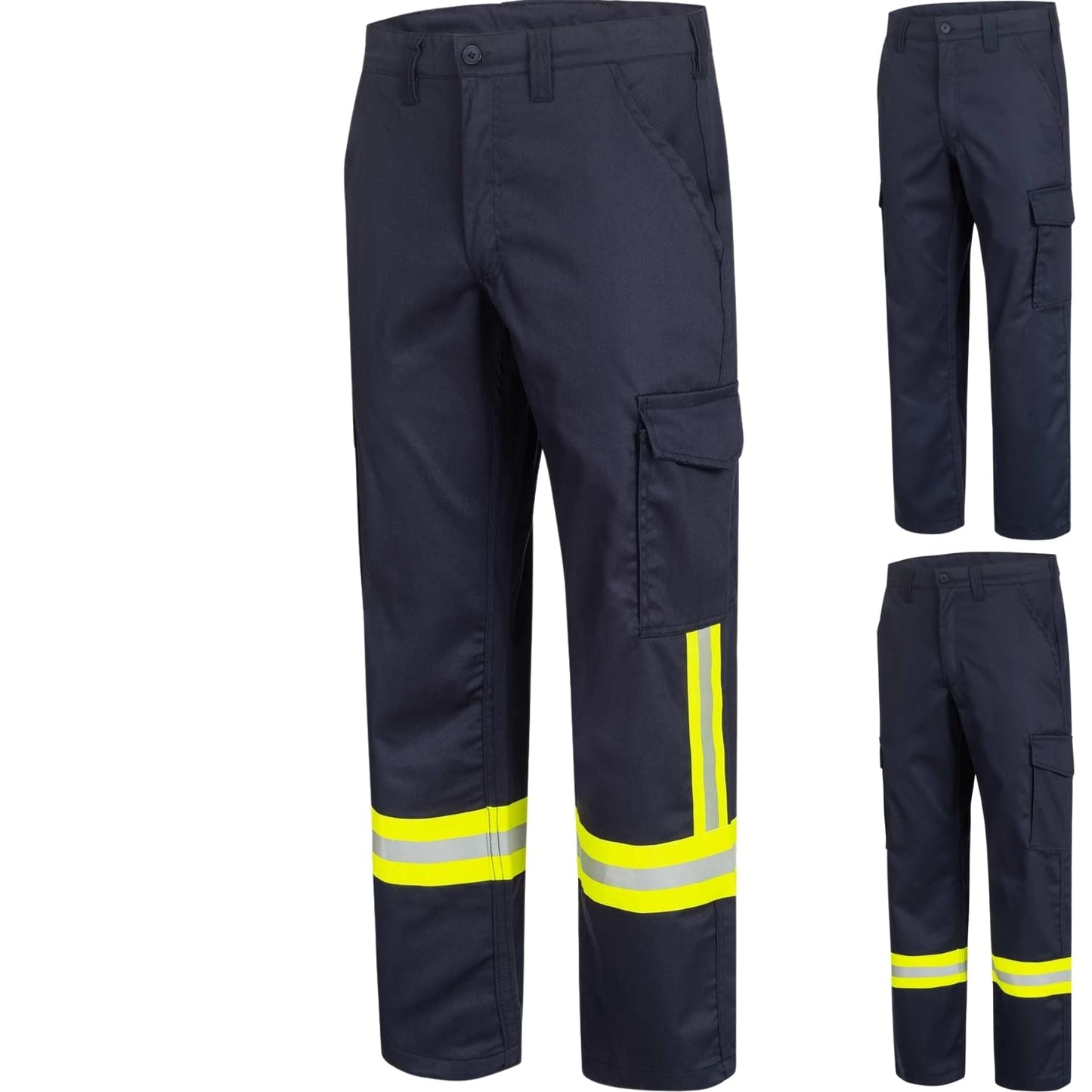 Ugunsdzēsēju bikses Safetytex ar 2 atstarojošām joslām HuPF Teil 2 EN ISO 11612, 50. izmērs