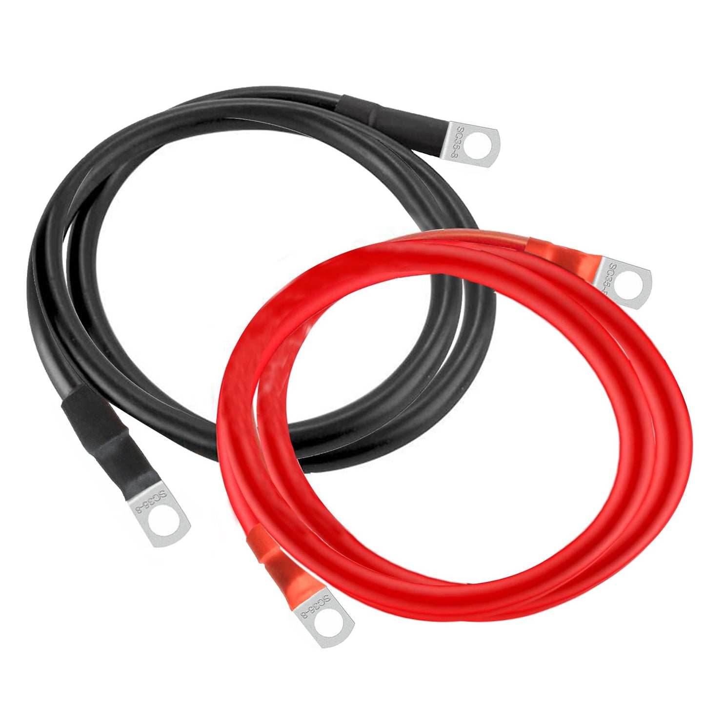 Akumulatora kabelis Idota 35mm²/2AWG 50cm 12V