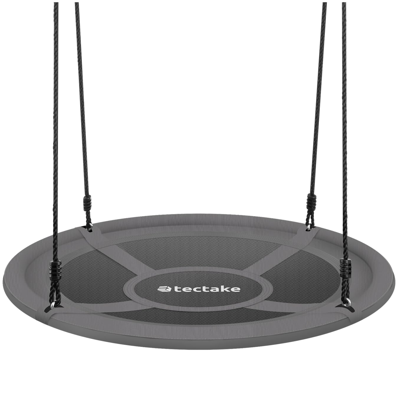 tectake® ligzdu šūpoles, groza šūpoles līdz 120 kg, šūpoles bērniem un pieaugušajiem, āra dārza šūpoles vai iekštelpu piekaramais krēsls, rotaļlieta dārzam vai bērnu istabai (IZMĒRS Ø 100 cm)
