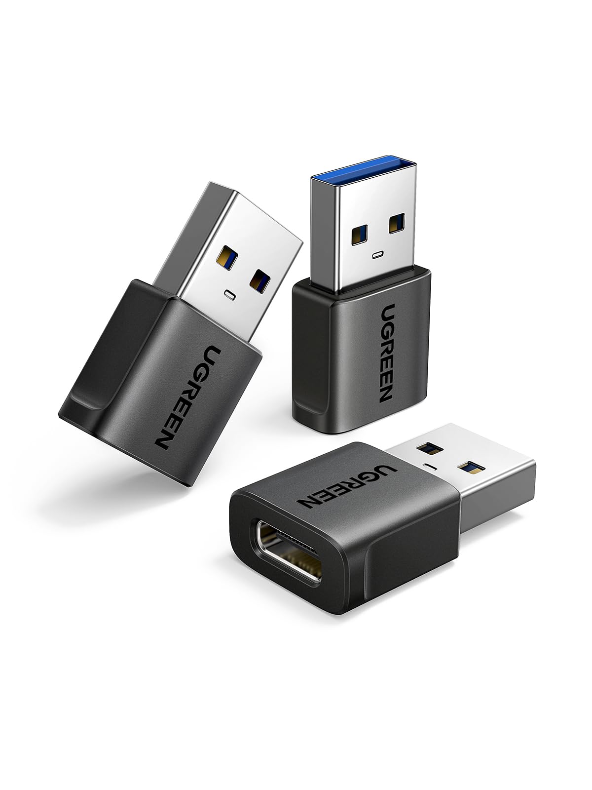 USB-C uz USB adapteris UGREEN, USB-C ligzda uz USB-A spraudni, 10Gbps, 3 gab.